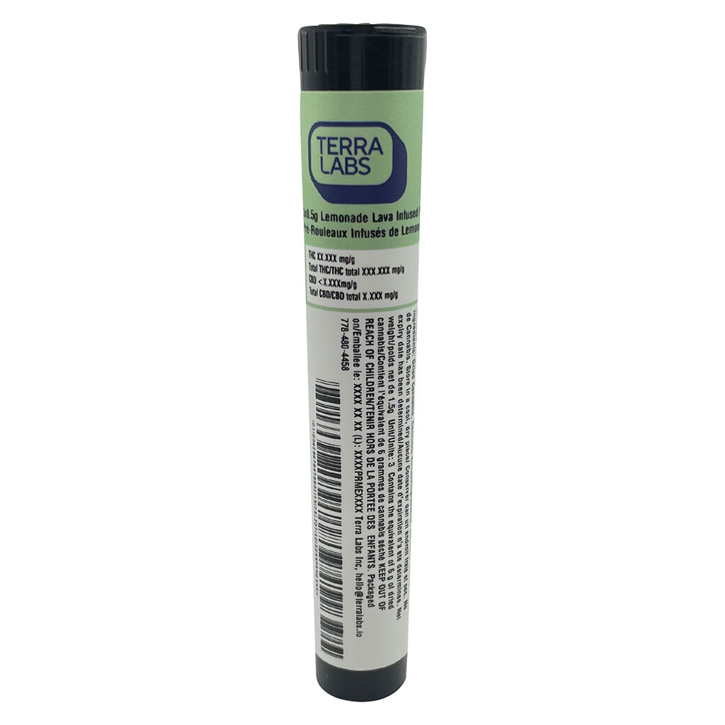 Terra Labs Lemonade Lava Diamond Infused Pre-Roll | Smokey's