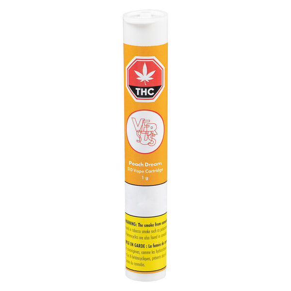Versus Peach Dream Cartridge — Smokey's | 510s, & Pods | Cannabis Delivery & Pickup