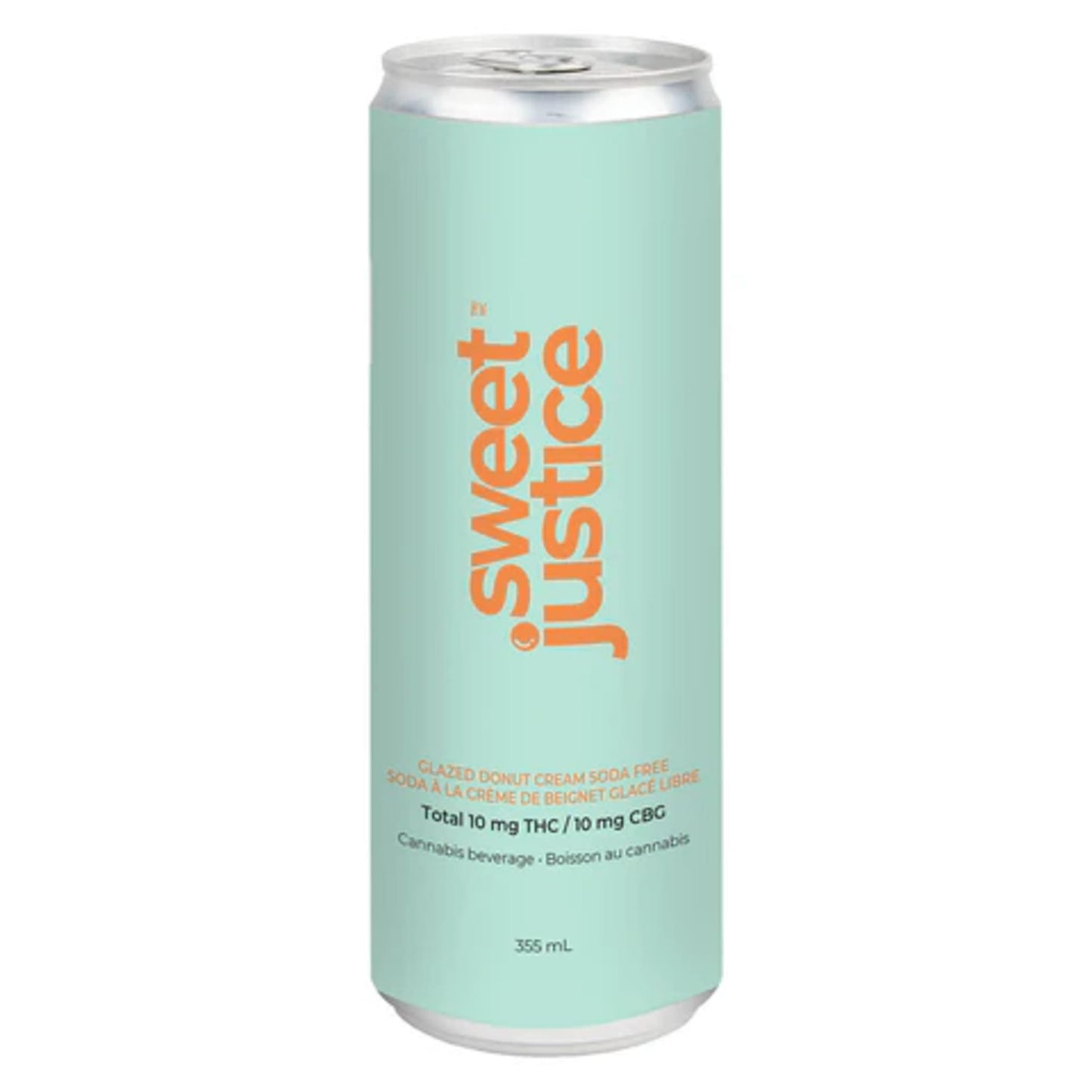 Sweet Justice Glazed Donut Cream CBG Soda | Smokey's