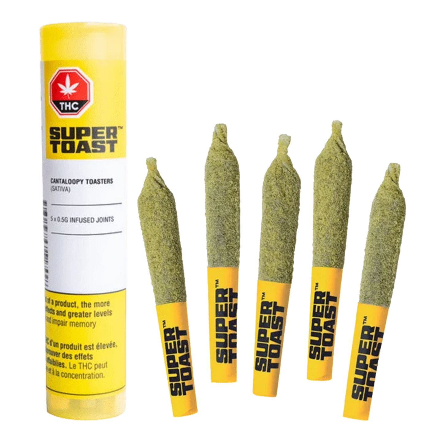 Super Toast Cantaloopy Toasters Coated Infused Pre-Roll | Smokey's