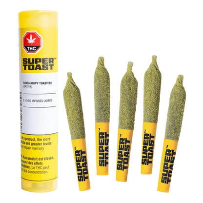 Super Toast Cantaloopy Toasters Coated Infused Pre-Roll | Smokey's
