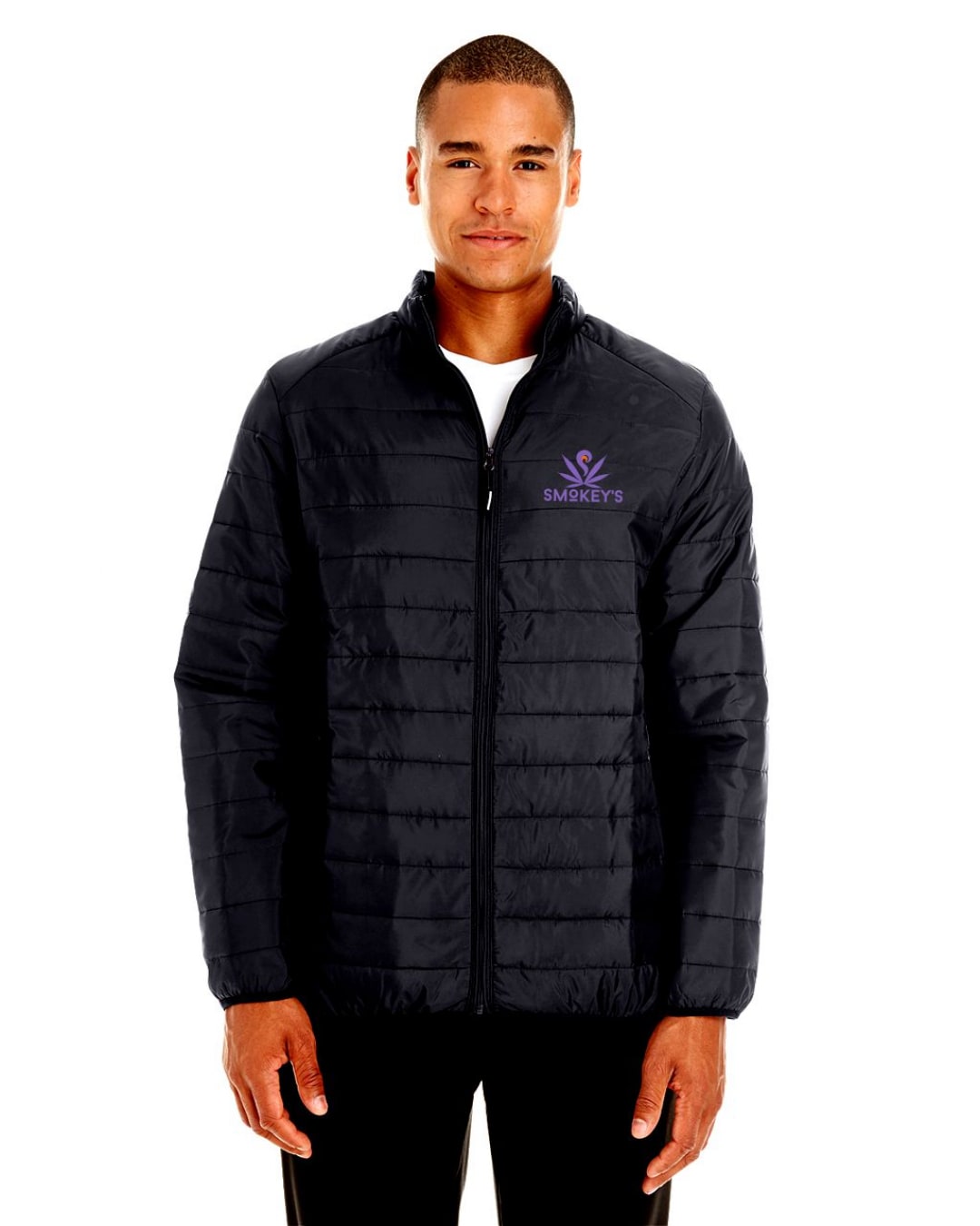 Smokey's Mens Black Puffer Jacket | Smokey's