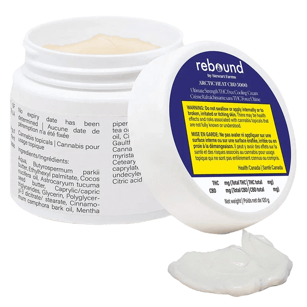 Stewart Farms Arctic Heat CBD 5000 Cream — Smokey's | Topicals | Cannabis Delivery & Pickup