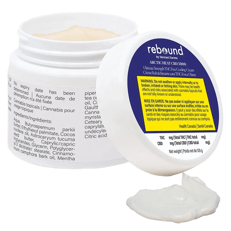 Stewart Farms Arctic Heat CBD 5000 Cream | Smokey's