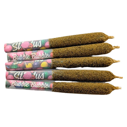 Status Bubble Bubble Diamond Infused Coated Pre-Roll | Smokey's
