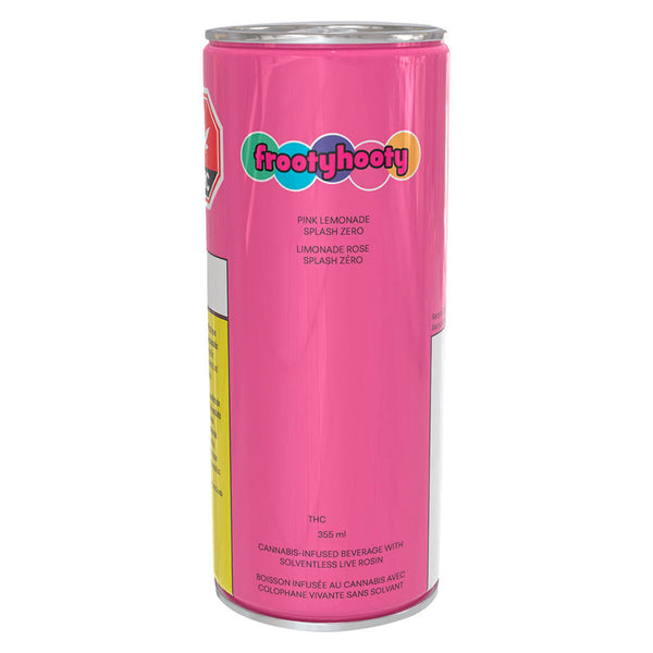 frootyhooty Pink Lemonade Splash Zero Sparkling — Smokey's | Beverages | Cannabis Delivery & Pickup