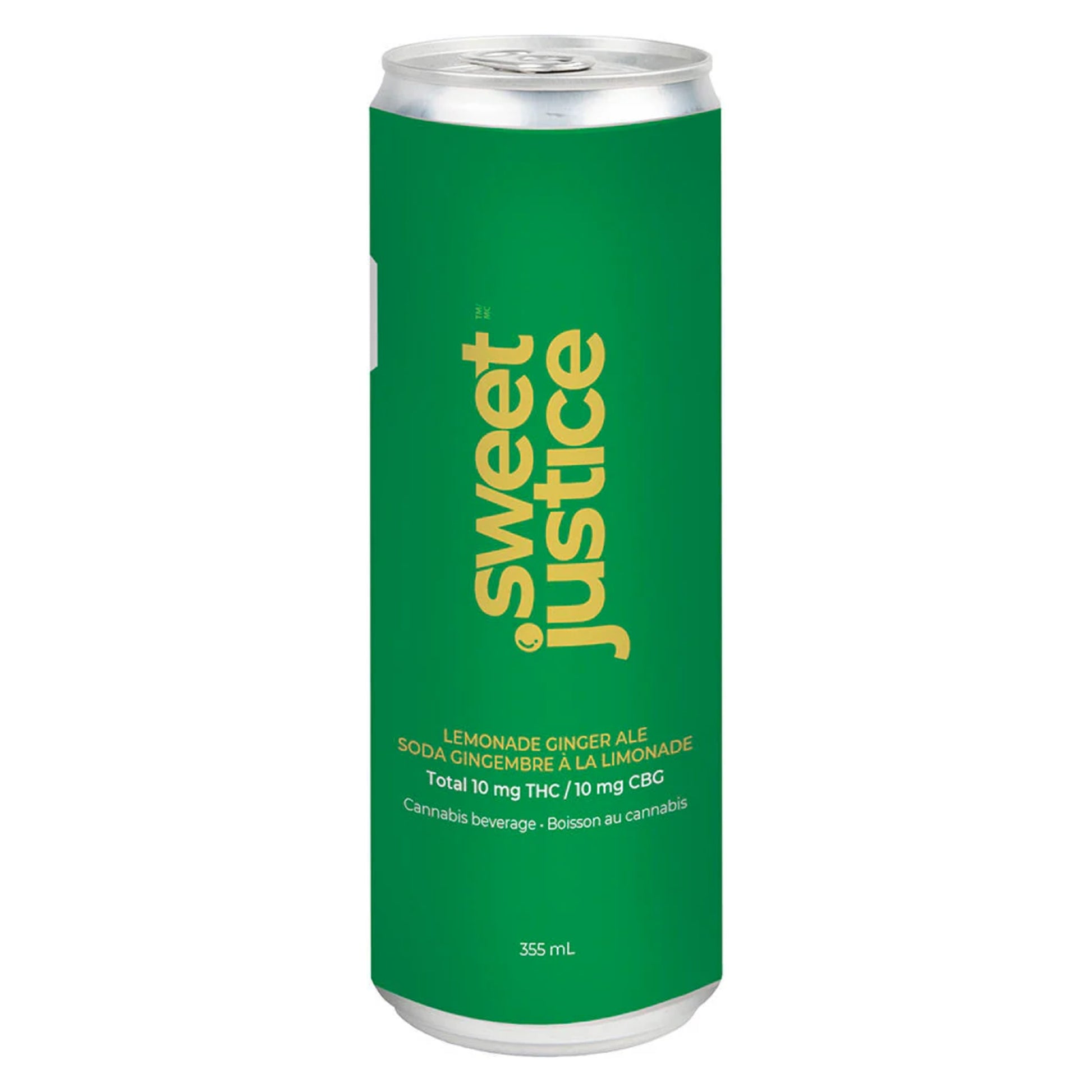 Sweet Justice Lemonade CBG Ginger Ale | Smokey's