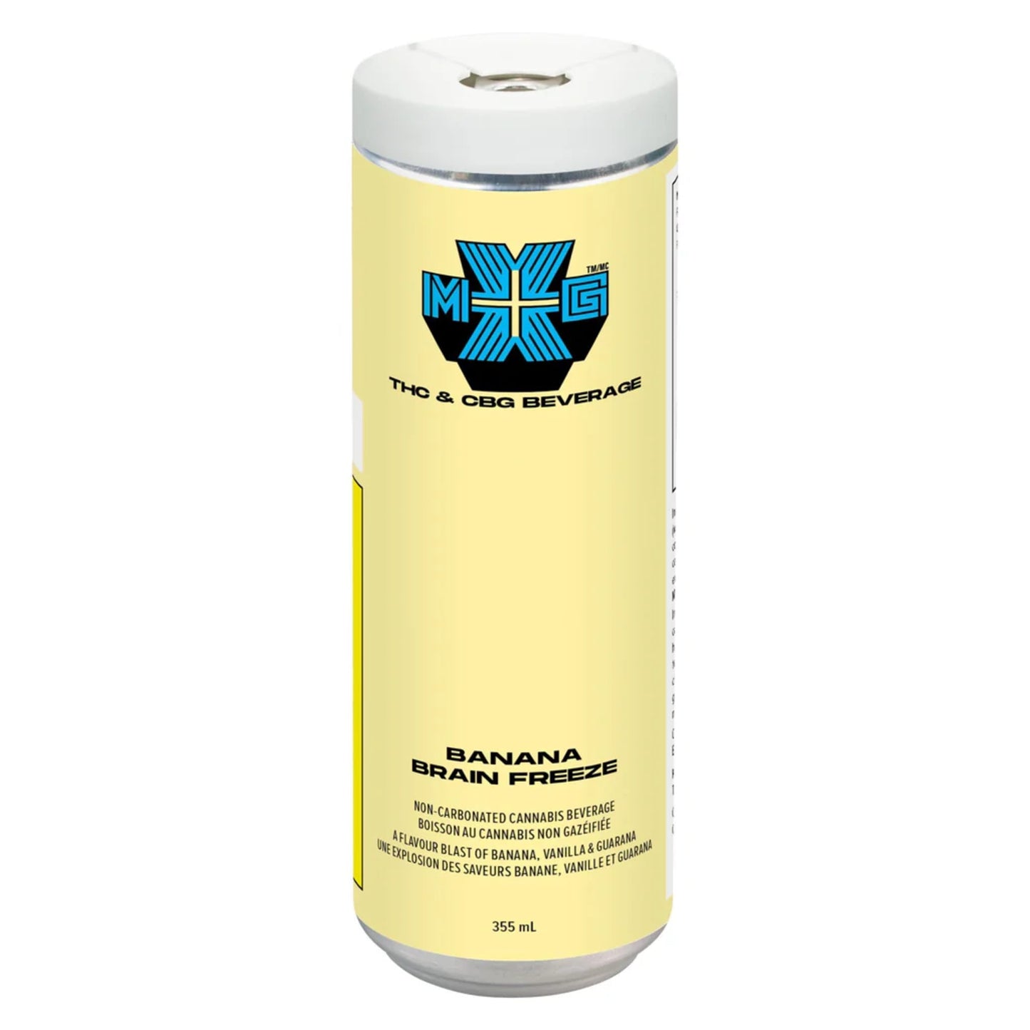 XMG+ Banana Brain Freeze CBG Beverage | Smokey's