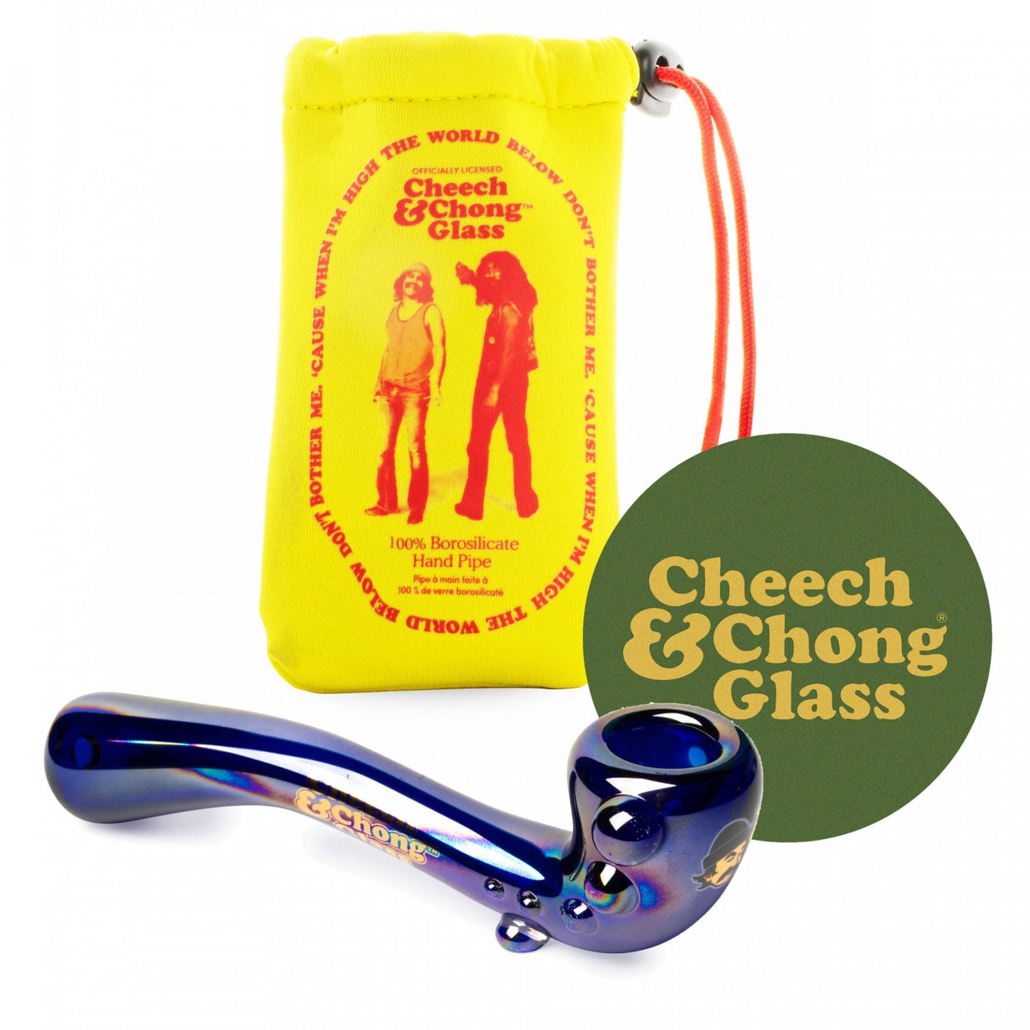 Cheech & Chong 5'' Rainbow Bar & Grill Hand Pipe | Smokey's