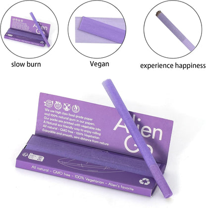 Alien Go Purple Rolling Papers