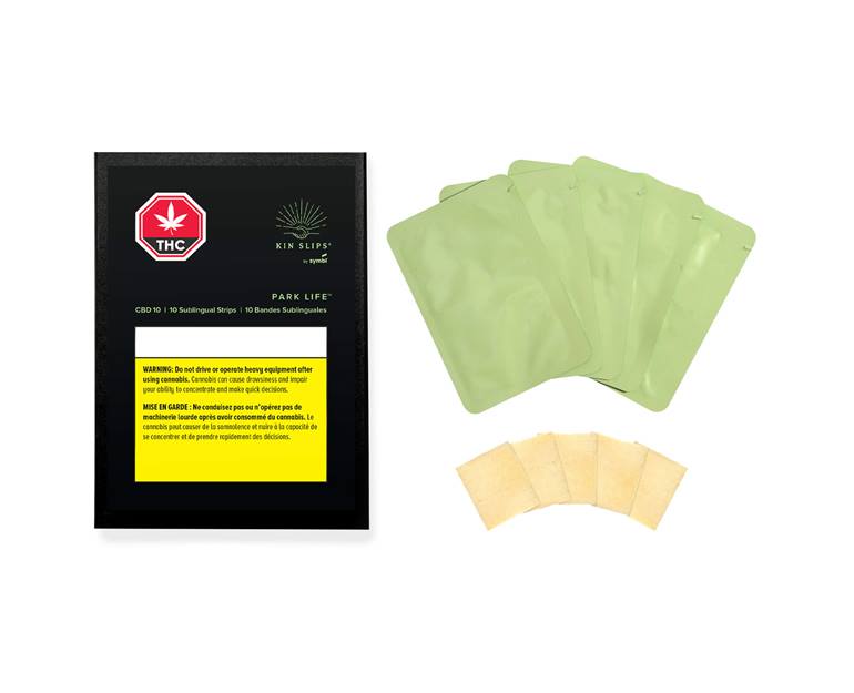 Symbl Kin Slips Park Life CBD Sublingual Strips