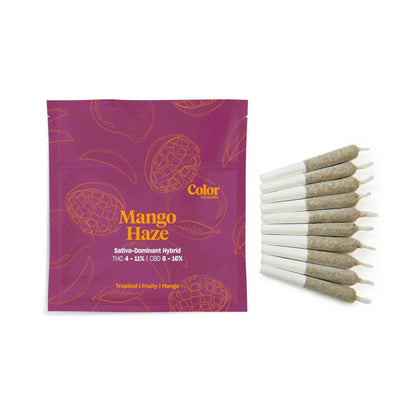 Color Cannabis Mango Haze Pre-Roll | Smokey's